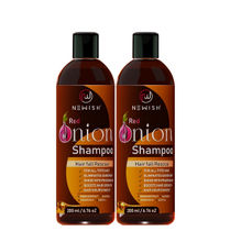 Newish Red Onion Shampoo For Hair Growth and Hairfall Control (Pack of 2)