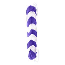 Panache Shower Sponge 9 Knots Rope - Purple & White