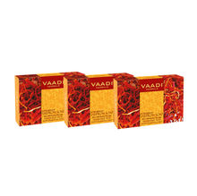 Vaadi Herbals Value Pack Of 3 Luxurious Saffron Soap - Skin Whitening Therapy