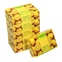 Vaadi Herbals Super Value Pack Of 6 Refreshing Lemon And Basil Soap