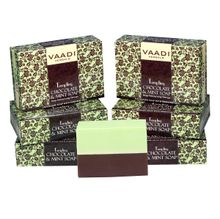 Vaadi Herbals Super Value Pack Of 6 Tempting Chocolate & Mint Soap-Deep Moisturising Therapy