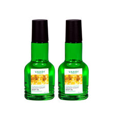 Vaadi Herbals Pack Of 2 Aromatherapy Body Oil With Pure Lemon Grass & Lily Oil