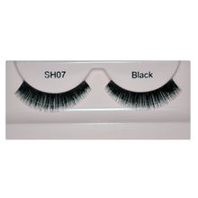 GlamGals Stylish Black Soft, Thick, Reusable, Human Hair, False Eye Lashes.( SH07)