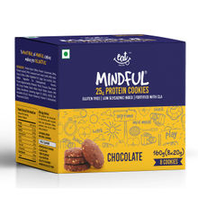 EAT Anytime Mindful Chocolate Protein Cookies, Gluten Free Pack of 8