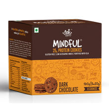 EAT Anytime Mindful Dark Chocolate Protein Cookies, Gluten Free Pack of 8