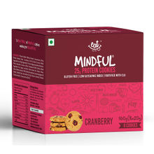 EAT Anytime Mindful Cranberry Protein Cookies, Gluten Free Pack of 8