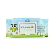 Mamaearth India's First Organic Bamboo Based Baby Wipes - 72 Wipes