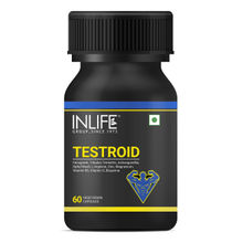 Inlife Testroid Supplement for Men - 60 Vegetarian Capsules