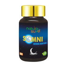 Nature Sure SOMNI Natural Sleep Aid Tablets For Men and Women - 1 Pack (90 Tablets)