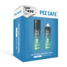 Pee Safe Toilet Seat Sanitizer Spray - Pack Of 3