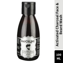 Masculine Charcoal Face & Beard wash