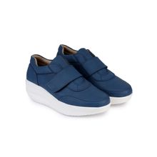 VALIOSAA Navy Blue Solid-Plain Sneakers