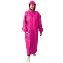 THE DRY CAPE Womens Seam Sealed Raincoat With Pouch - Pink