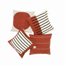 The Hive Cotton Cushion Covers Set of 4 Pieces Multi-Color (16x16 Inches)