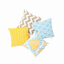 The Hive Cotton Cushion Covers Set of 4 Pieces Multi-Color (16x16 Inches)