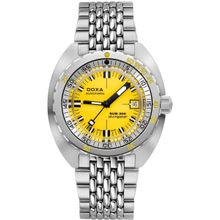 Doxa SUB 300 Date Analog Dial Color Yellow Men Watch- 821.10.361.10