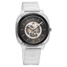 Fastrack Unisex Bare Silver Dial Casual Watch (3312PP06) (M)