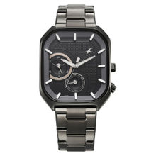 Fastrack Men Groove Black Dial Casual Watch (3321QM01) (M)