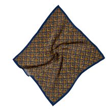 HILO Design Giza Brocade Pattern Silk Pocket Square