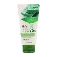 The Face Shop Jeju Aloe Fresh Soothing Gel Tube, Pure Non Sticky Aloe Gel For Body, Face & Hair