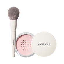 MORPHE M161 Powder Brush + Bake & Set Brightening Pink