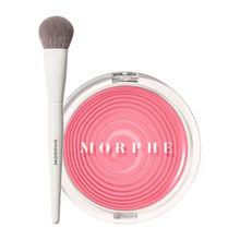 MORPHE M204 Blush Brush + Huephoric Rush Blush Pleasured