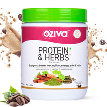 Oziva Protein & Herbs Shake For Women - Cafe Mocha