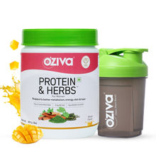 Oziva Protein & Herbs Women Protein With Multivitamins + Free Oziva Shaker