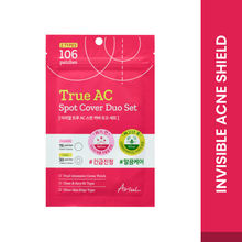 Ariul True AC Spot Cover Duo Set, Dual Korean Acne Patches for Active & Healing Pimples
