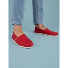 TOMS Alpargata Recycled Cotton Canvas Red Casual Shoes