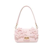 Aldo Women Evelisse Pink Floral Design Shoulder Bag