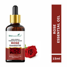 She Essentials Rose Essential Oil For Glowing & Brightening Skin - 100% Natural