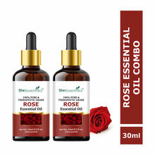 She Essentials Rose Essential Oil For Glowing & Brightening Skin - 100% Natural