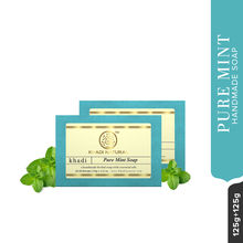 Khadi Natural Pure Mint Handmde Soap Pack of 2