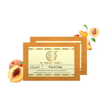 Khadi Natural Peach Handmade Soap Pack of 2