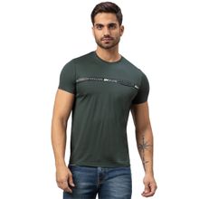 Being Human Men Printed Green T-Shirt