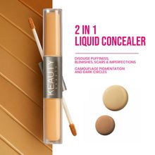 Keauty Beauty 2 In 1 Liquid Concealer