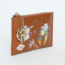 Hamster London Millionaire Victoria Card Case with Zip Tan (S)