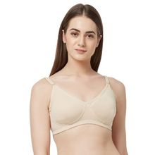 SOIE Women'S Non-Padded Non-Wired Maternity Bra - Nude