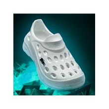 SOLETHREADS Monster Solid White Men Clogs