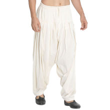 Vastramay Men Beige Cotton Blend Pyjama