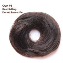 Nish Hair Regular Human Hair Donut Scrunchie
