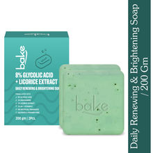 BAKE 8% Glycolic Acid Soap For Pigmentation, Exfoliation & Tan Removal -Pack of 2