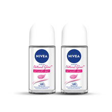NIVEA Women Deodorant Roll On- Natural Glow Smooth Skin (Set Of 2)