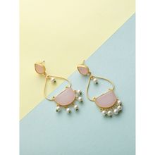 Infuzze Pink Contemporary Earrings