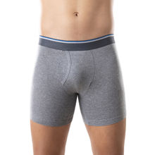 GLOOT Anti Odor Cotton Tencel Cooling Boxer Brief-GLI003-Grey Melange