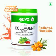 Oziva Vegan Collagen with Biotin & Vitamin C For Brighter & Youthful Skin - Berry Orange