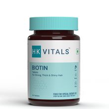 HealthKart Biotin Maximum Strength For Hair Skin & Nails-10000 Mcg