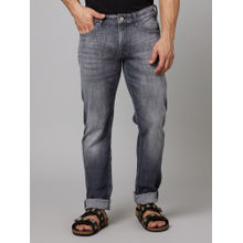 CELIO Mens Grey Knit Denim Jeans
