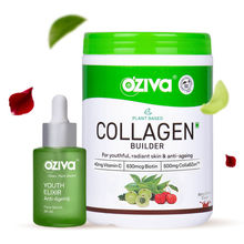 OZiva Skin Repair Routine (OZiva Plant Based Collagen + Youth Elixir Anti-Ageing Face Serum)